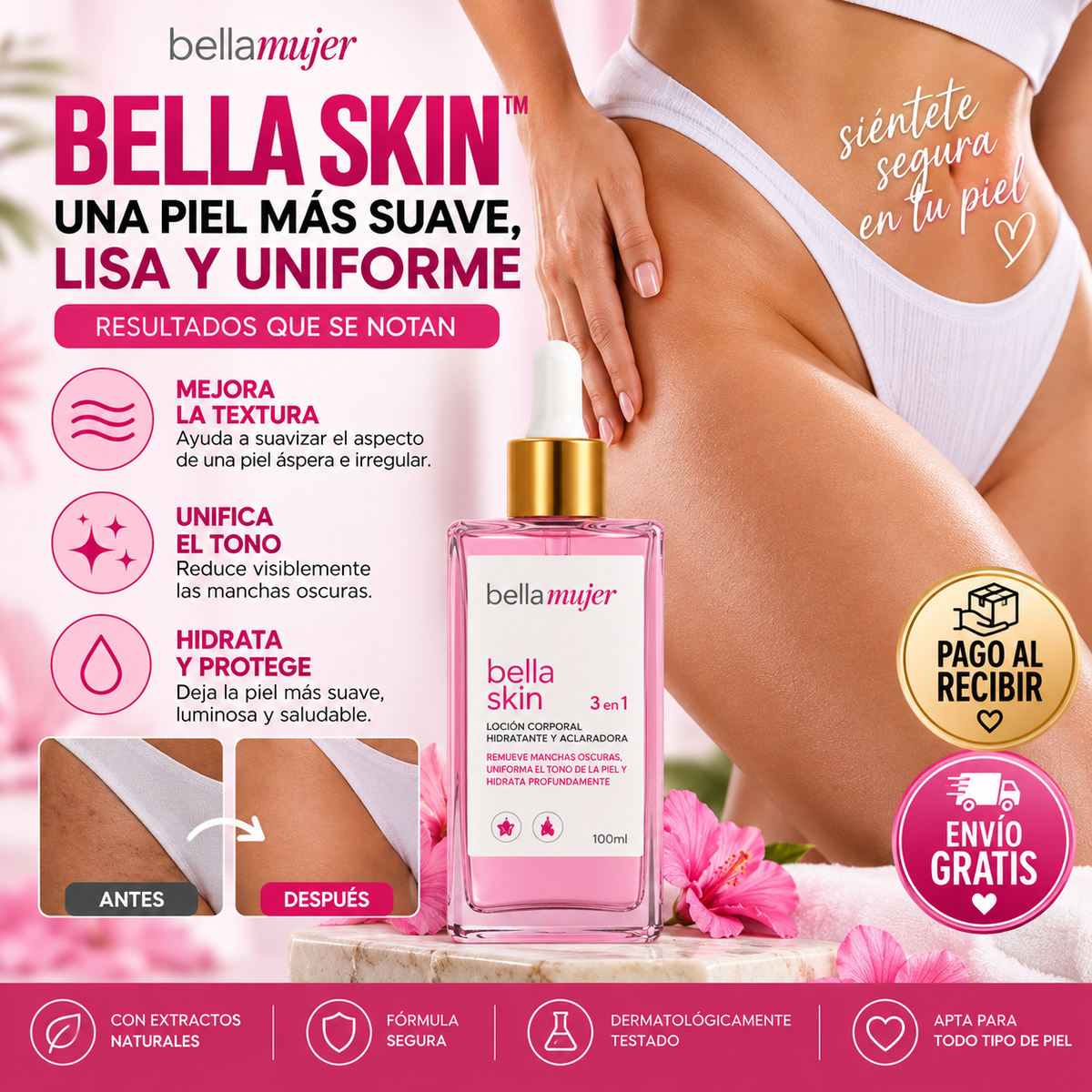 Bella Skin™ - Aceite Regenerador Post-Depilación