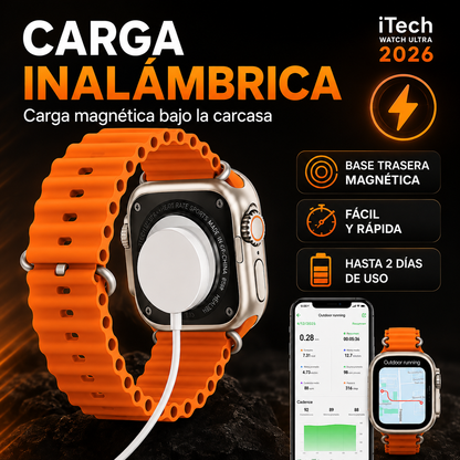 ULTRA PRO SMARTWATCH™+ 2 correas premium + cargador — el control total en tu muñeca