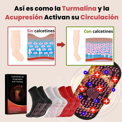 Calcetines de acupresión Anti-Varices