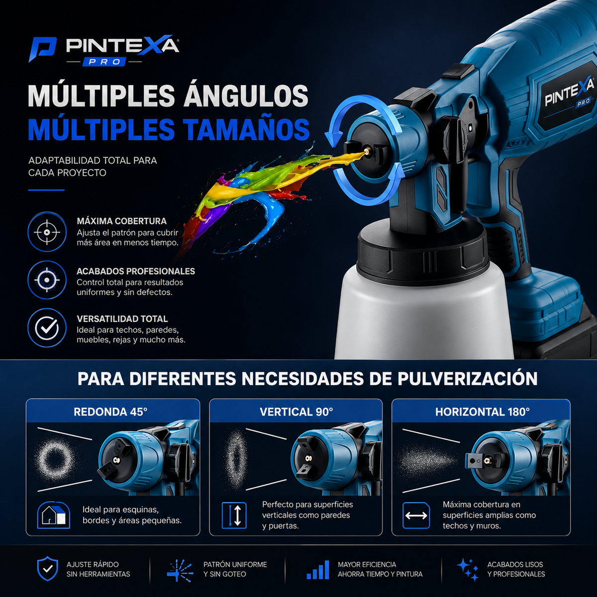 Pintexa Pro™ - Pistola de Pintura Inalámbrica