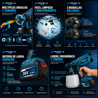 Pintexa Pro™ - Pistola de Pintura Inalámbrica