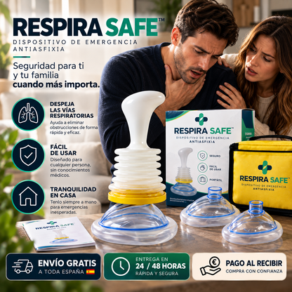 RESPIRA SAFE™ Dispositivo de Emergencia Antiasfixia